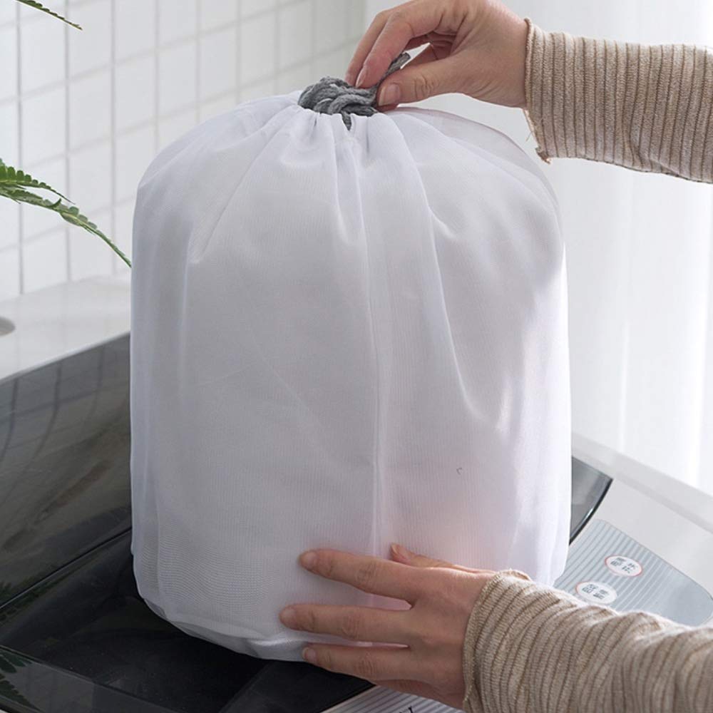Laundry Bag Heavy Duty Drawstring Closure Bag, Delicates Laundry Bag for Washing Machine for Travel, Apartment
