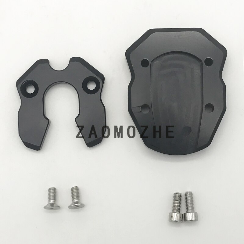 Pièces de moto béquille pied côté Support agrandir Extension Pad Support plaque pour Yamaha NMAX155 NMAX 155
