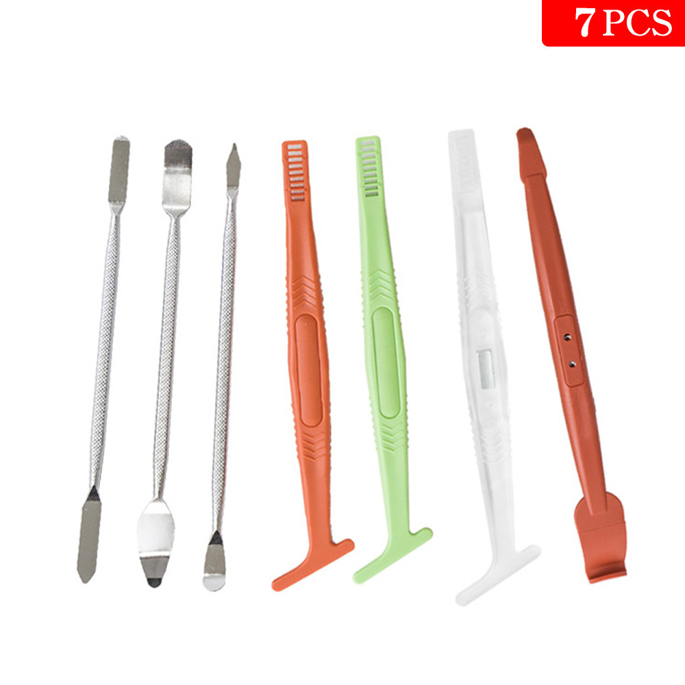 Kunaisicarbon Fiber Filmagnetische Stick Rakel Set Window Tint Wraper Autosticker Installeren Vinyl Applicator Tools Kit: Blauw