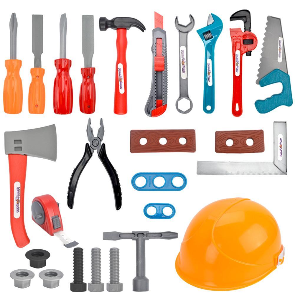 22 Stks/set Plastic Reparatie Gereedschap Kit Set Jongens Kids Pretend Play Educatief Speelgoed