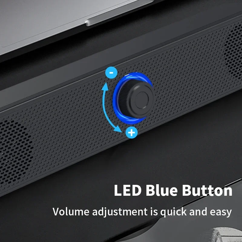 PC-Soundbar, kabelgebunden und kabellos, Bluetooth-Lautsprecher, USB-betriebene Soundbar für TV, PC, Laptop, Spielen, Heimkino, umgeben-Audiosystem