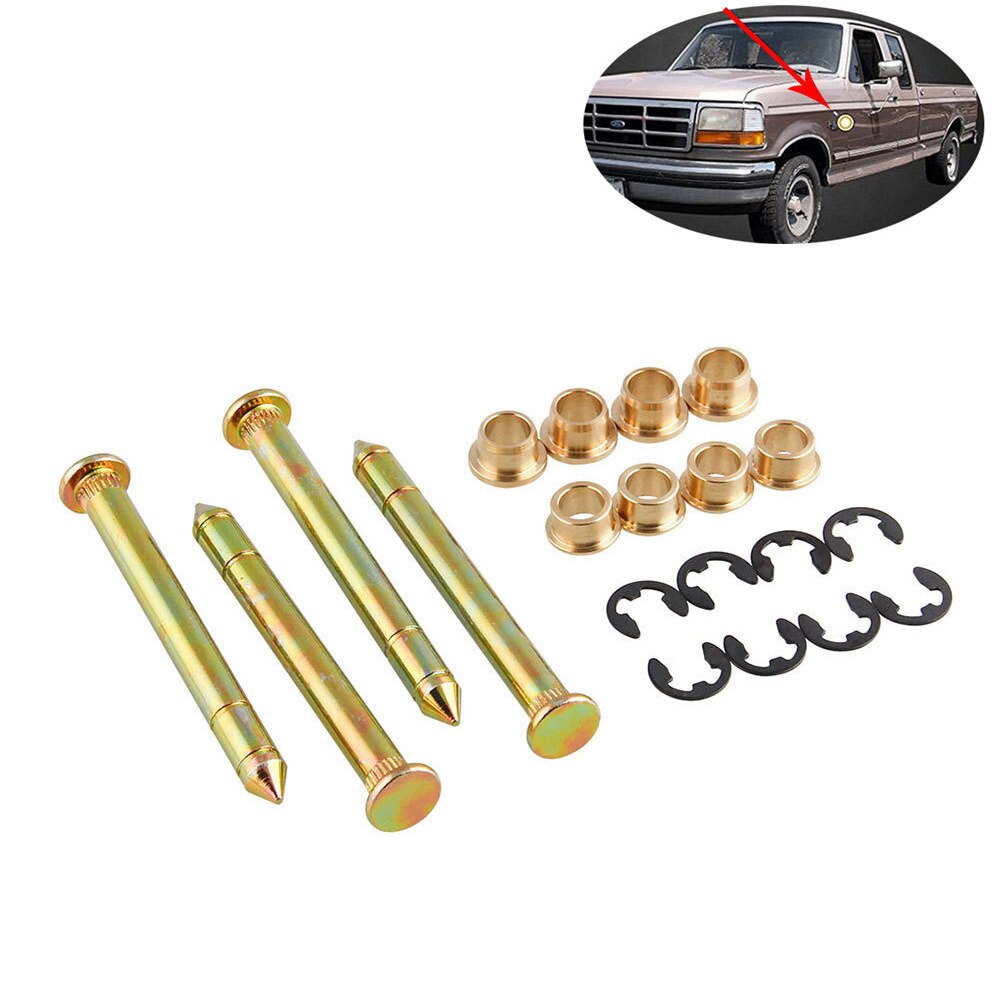Door Hinge Bushing Repair Kit Front Door Truck SUV For Ford