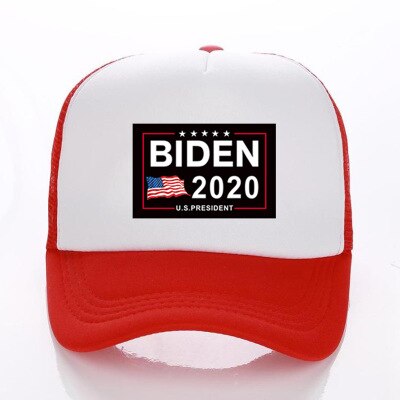 Baseball Caps Joe BIDEN US Presidential Election Hat Snapback Hip Hop Hat Dad Hat Summer Breathable Mesh Gorras Unisex: Ivory