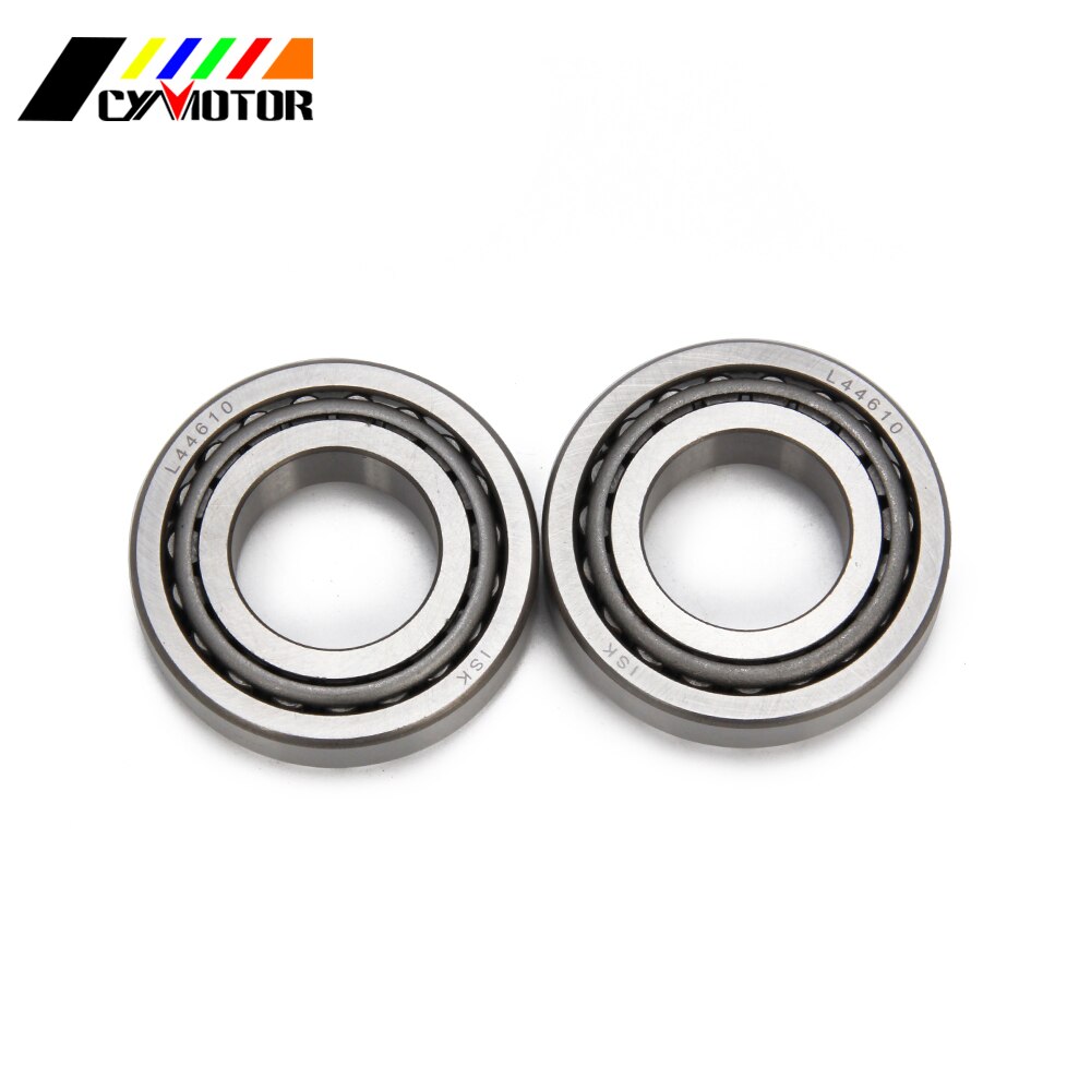 2 Pcs Motorcycle Tapered Roller Wheel Bearings Cone Cup Sets For Harley Davidson Big Twin Primary Cover 1999 2000 2001 2006