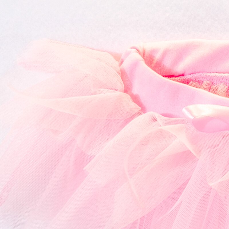 Gloednieuwe Baby Meisjes Tutu Rok 3 Lagen Super Soft Mesh Kant Baby Tutu Rokken 3 Kleuren voor 3 M-24 M