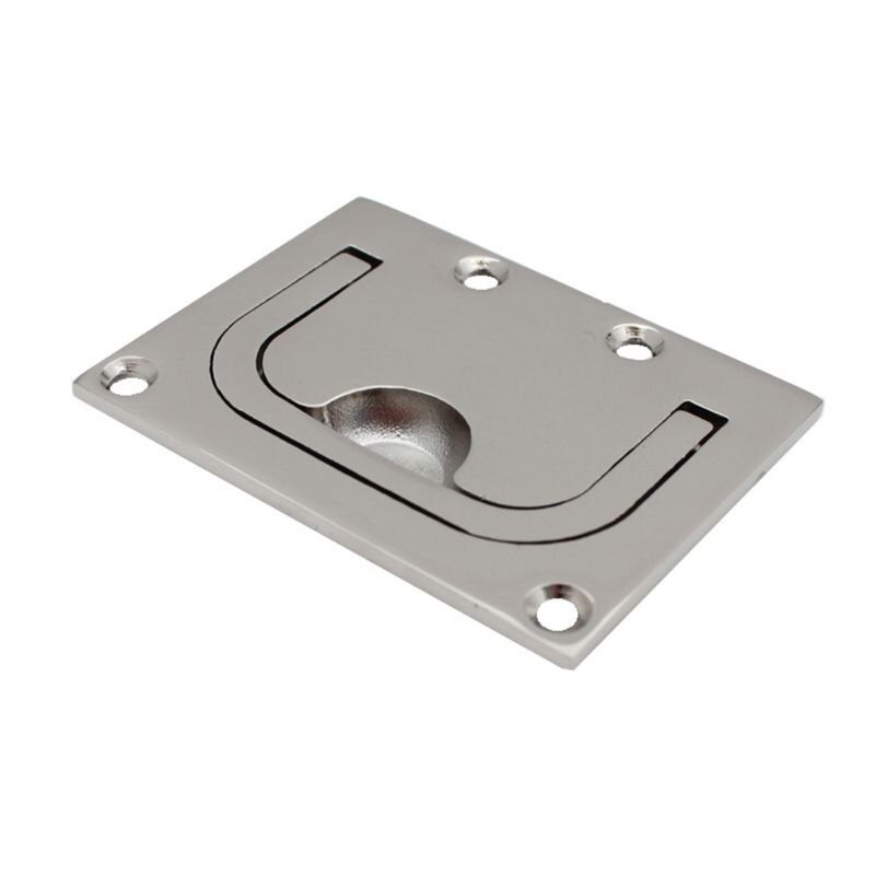 Deck Cover Handle Lifting Stainless Steel Square Floor Lock Ring Floor Buckle 11UA