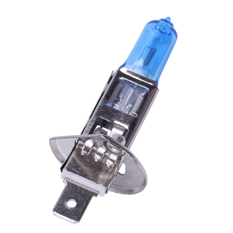 2Pcs 55W H1 White Halogen High Beam Headlight Bulb