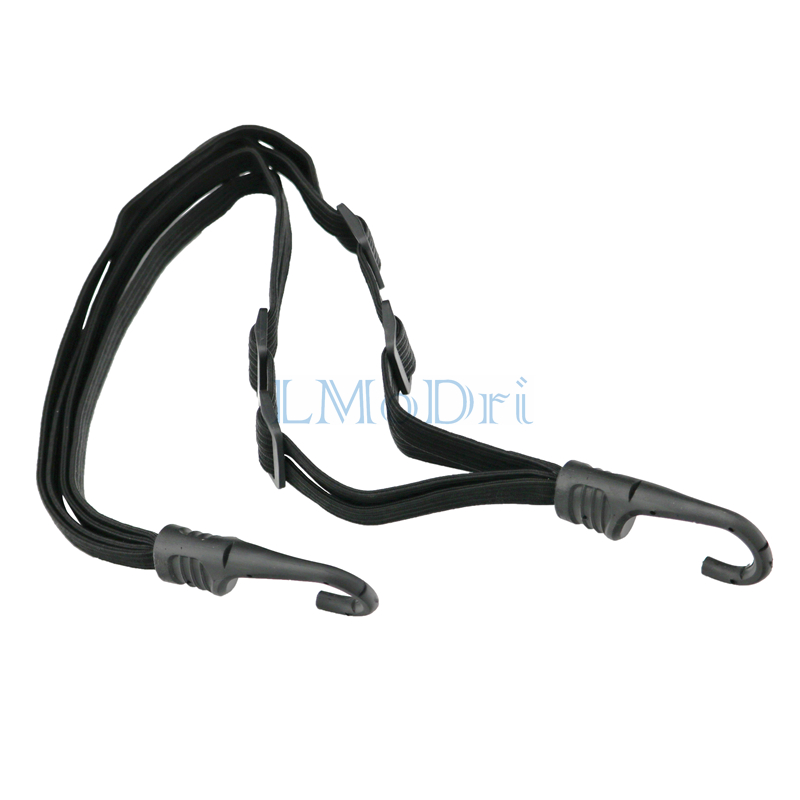 LMoDri-Correa de cuerda elástica para casco de motocicleta, Flexible, retráctil, con 2 ganchos