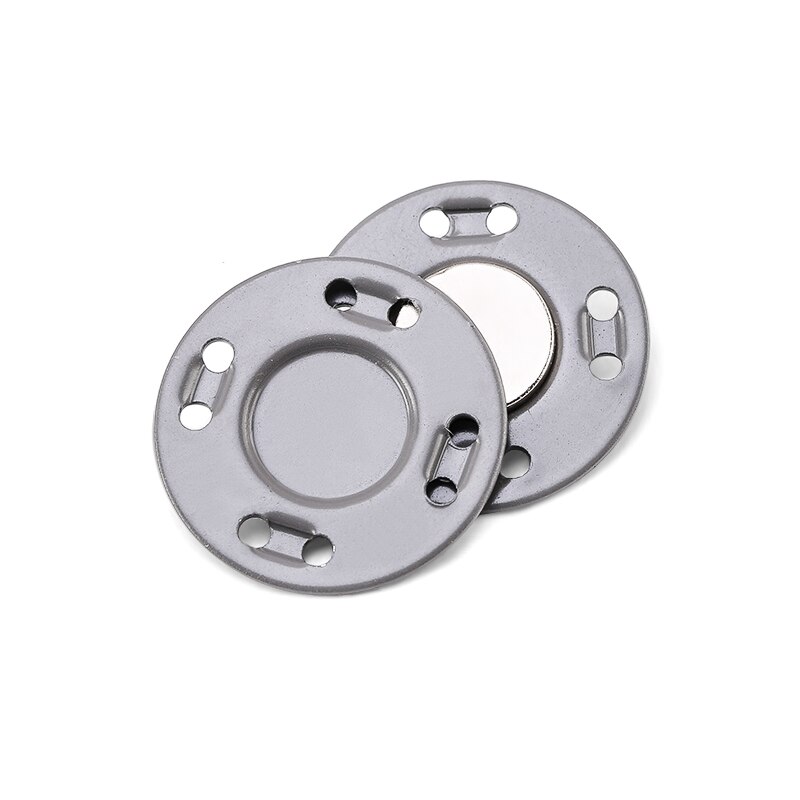 5 par szycia metalowe guziki magnes kamień kolorowe automatyczne zatrzaski magnetyczne niewidoczne walizka torba płaszcz klamra DIY rękodzieło: 21mm 5 pairs / nie.04-szary