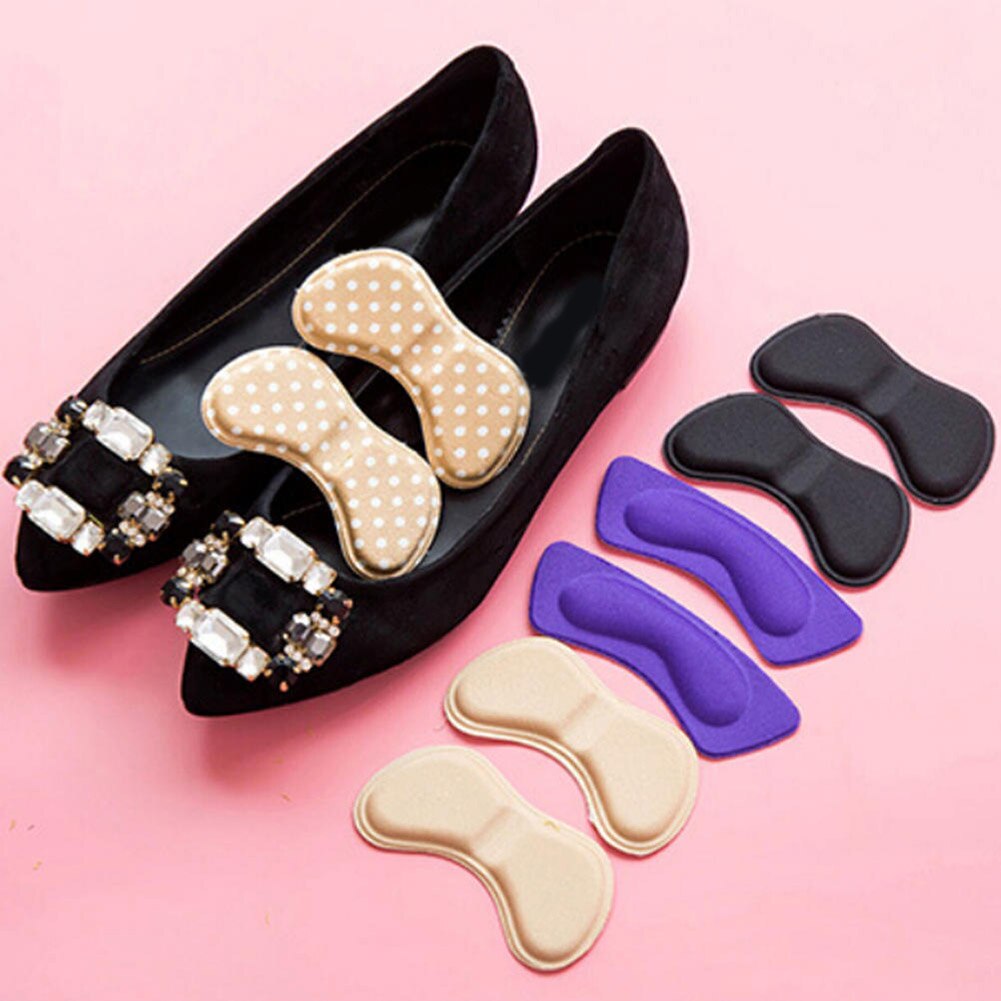 Vrouwen Inlegzolen Voor Schoenen Hoge Hakken Kleverige Stof Hak Liner Grips Protector Sticker Pijnbestrijding Voetverzorging Inserts Heel Pads