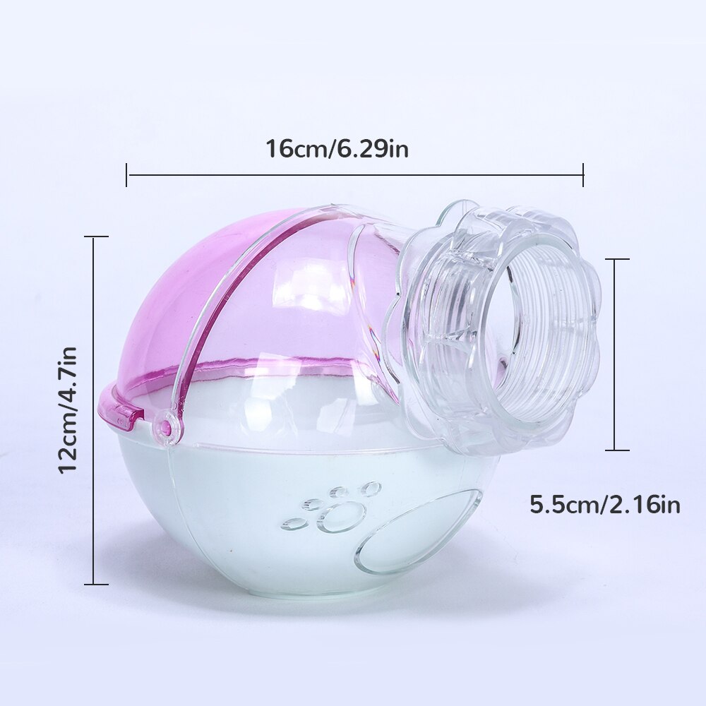 Ziylco kjæledyr seng hamster lite dyr dårlig sand rom kjæledyr leketøy akryl mus baderom bur kjæledyr boks toalett hamster bur rør