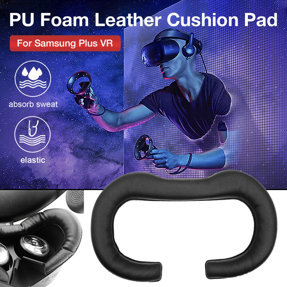 Occhiali VR cuscino in pelle di ricambio in schiuma PU accessorio perfetto per accessori per occhiali Samsung Odyssey Plus Smart