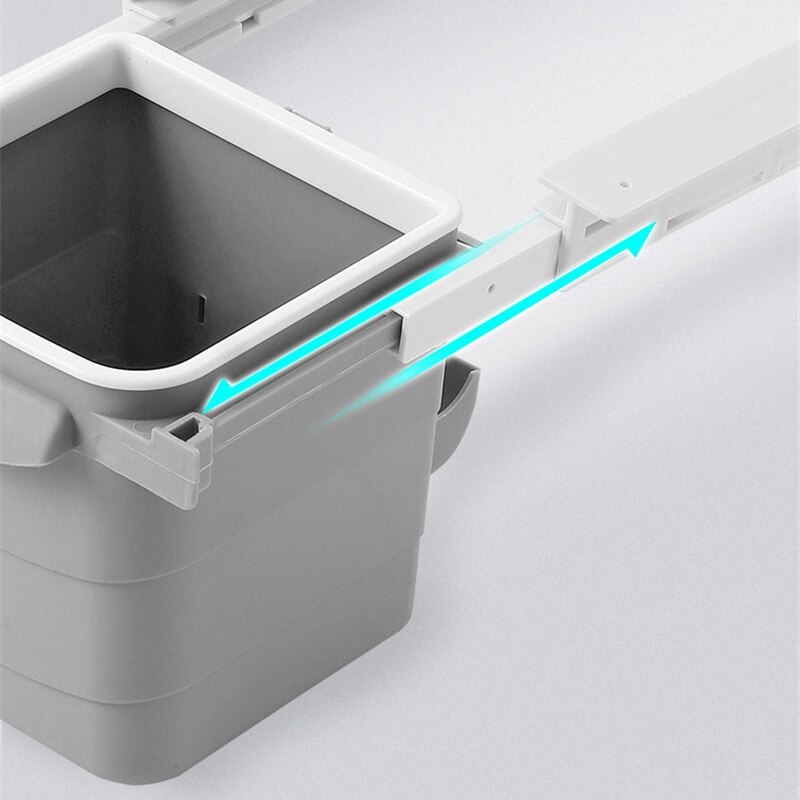 Poubelle à tiroir adhésif de bureau gain de place, crayon sous support de bureau collant, cosmétiques vaisselle, seau organisateur