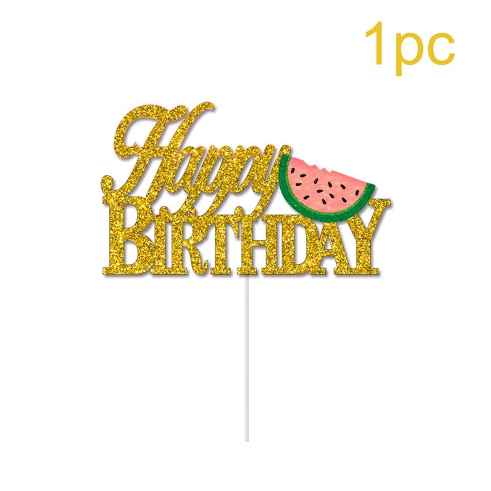 Watermelon One Year Birthday Hat 1st Birthday Banner Kids Happy Birthday Banner 1 One Year First Birthday Boy Baby Shower: Light Green