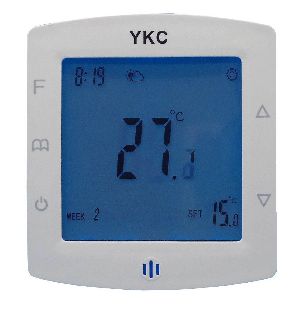 IEC Certification Programmable Floor Heating Thermostat with To protect floor sensor