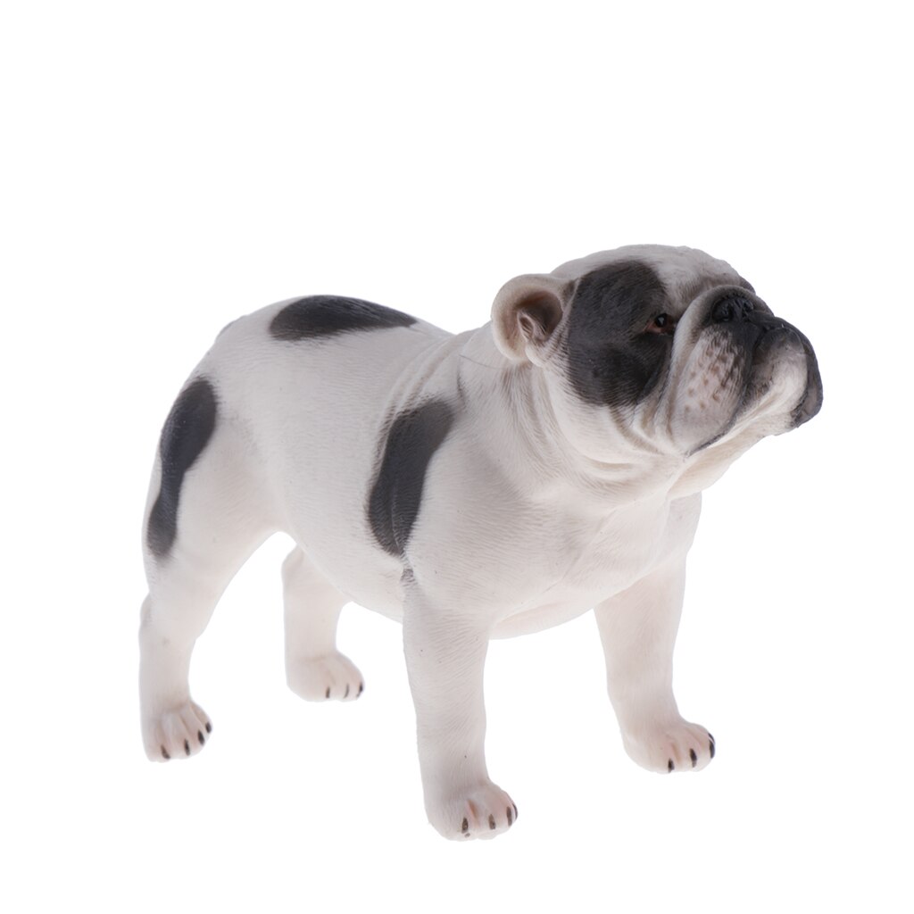 Figurines d&#39;animaux sauvages en plastique, modèle de jouet pour enfants, Collection réaliste: Bulldog 3