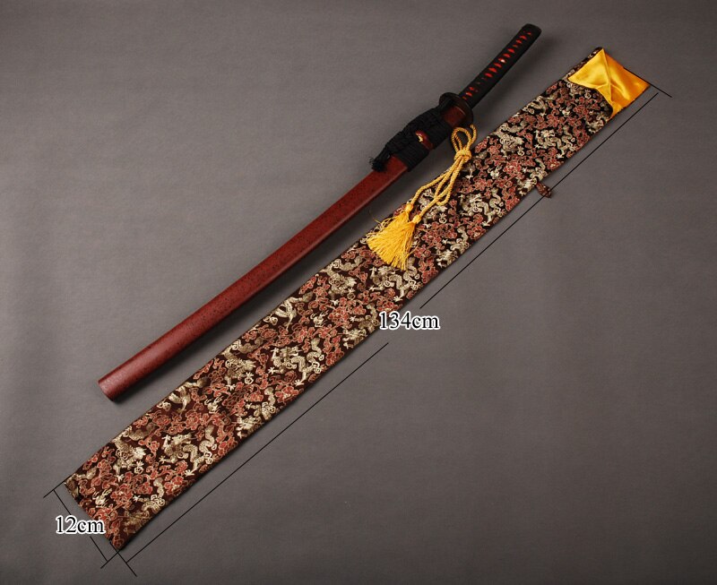 Delicate and Soft Silk Sword Bag for Japanese Samurai Katana Nice and Excellent Sword Accessory Best or Collection QD2