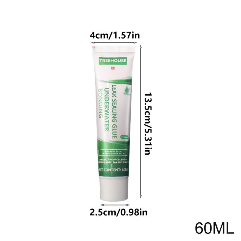Aquariumkit 60 ml Aquariumapparatuur Afdichtmiddel Waterdichte lijmkit voor het repareren van lekken Sterke hechting onder water