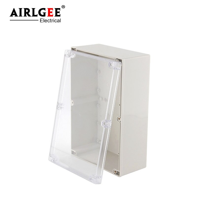 240 * 160 * 90mm outdoor cable box transparent cover plastic waterproof ABS IP66 junction box electrical connection chassis