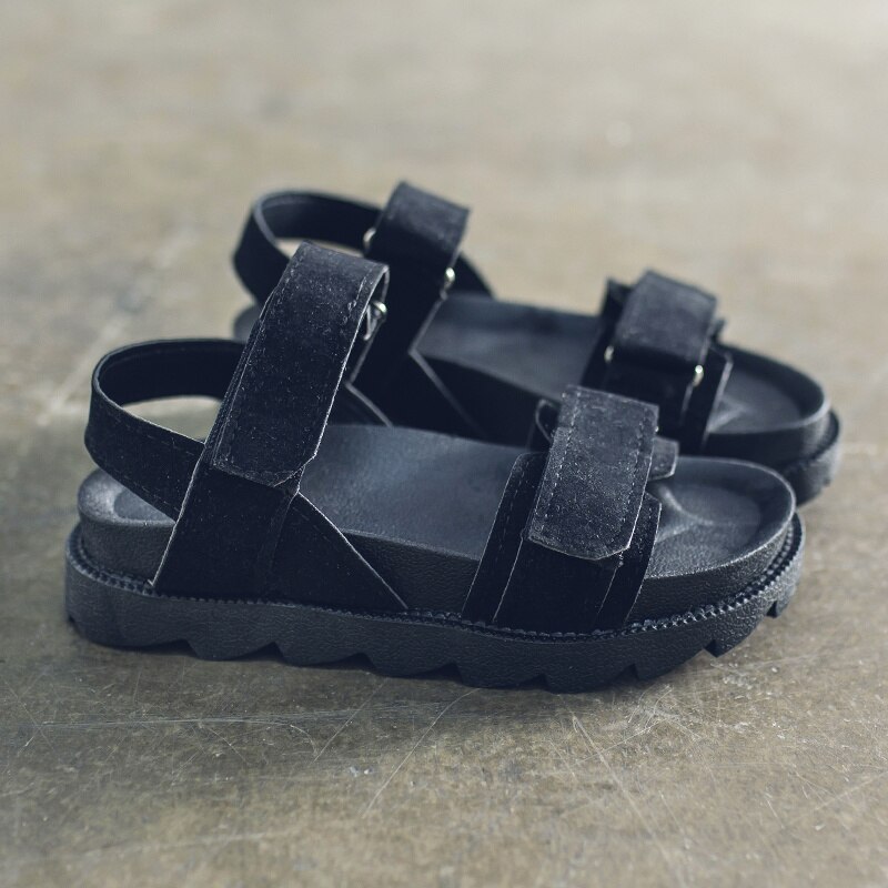 Gladiator Platform Women's Sandals Summer Women Chunky Beach Sandal Denim Comfortable Sandalias Mujer: Black / 7.5