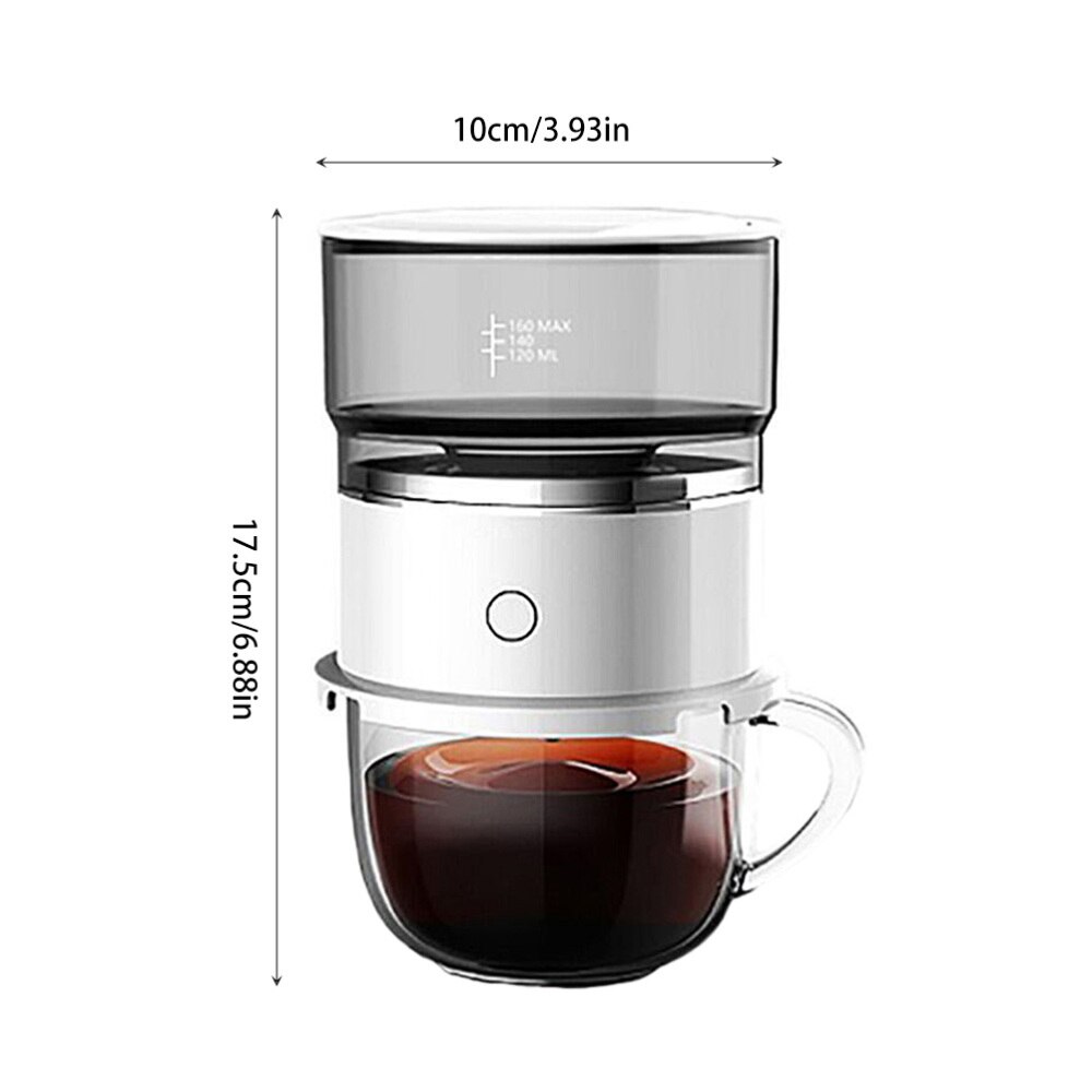 Portable Drip Coffee Pot Coffee Brewer Mini Drip Coffee Maker Coffee Machine