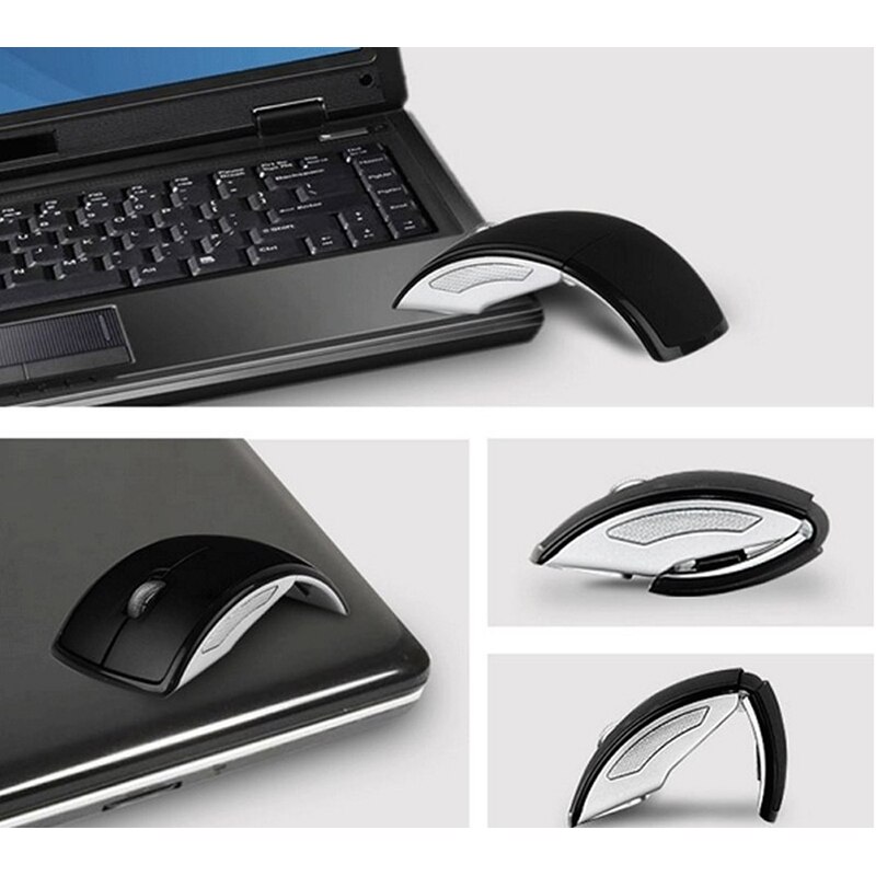 2.4GHz Wireless Mouse Home Offie computer mouse Foldable Folding Mouse/Mice with USB 2.0 Receiver for PC Laptop Win7/8/10/XP