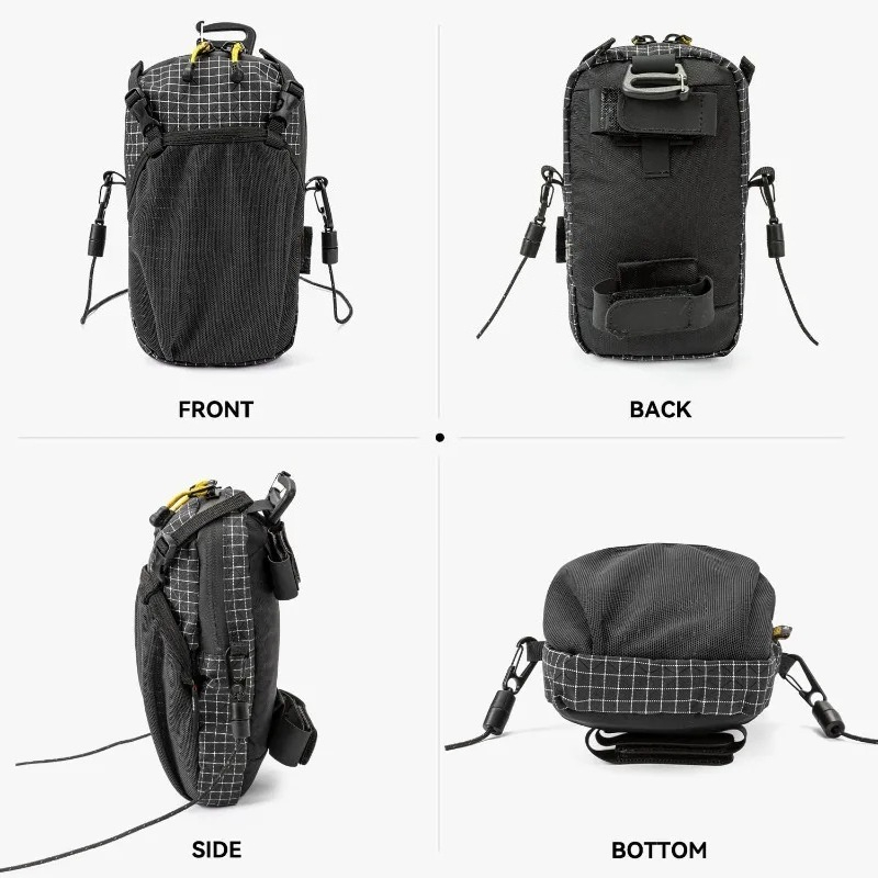 Rucksack-Schultergurt-Tasche Smartphone-Gurt-Pack Wasserdichte Rucksack-Gurttasche Anbauteil für Sport Wandern Camping