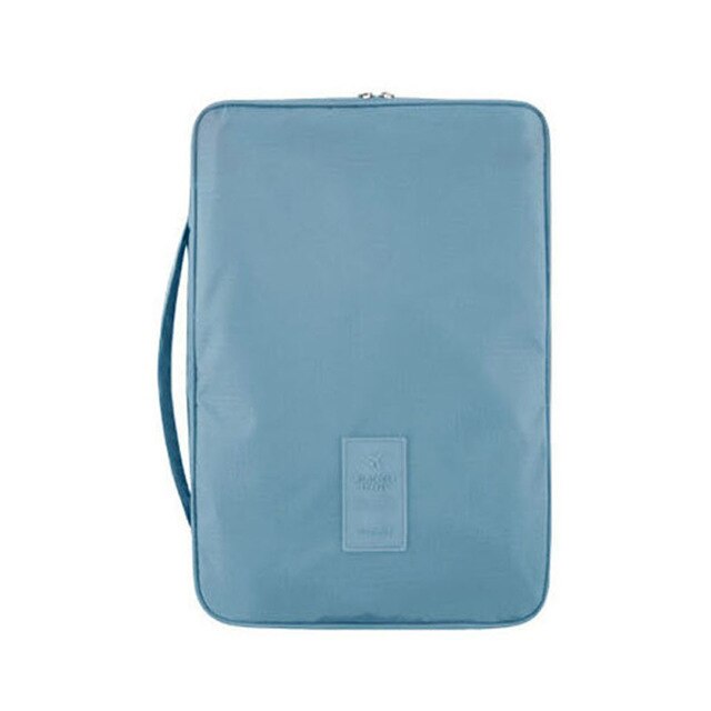 Männer Nylon Gepäck Reise Fall für Leichte Shirts Verpackung Lagerung Taschen Kleidung Würfel Verpackung Fällen Gepäck Fällen: Himmel-Blau
