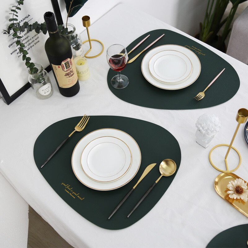 Kichen accessories nordic ins skinnmatte bordmatte husholdning enkel vanntett oljefast isoleringsunderlag til bord