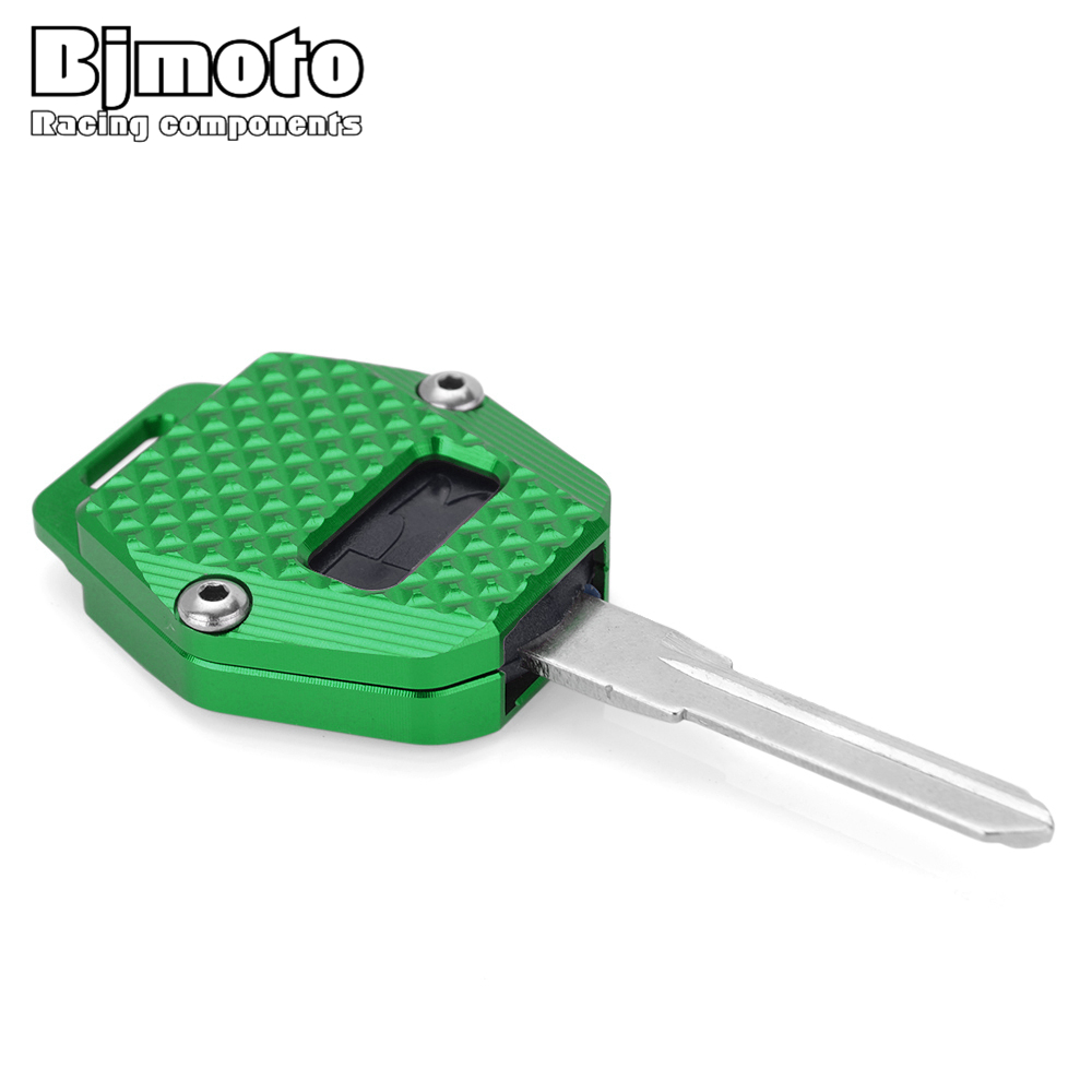 Carcasa verde CNC para llave de motocicleta, carcasa para Kawasaki Ninja ZX 250R 250 300 600 650 Ninja 250fi old Ninja300 Ninja600 Ninja650