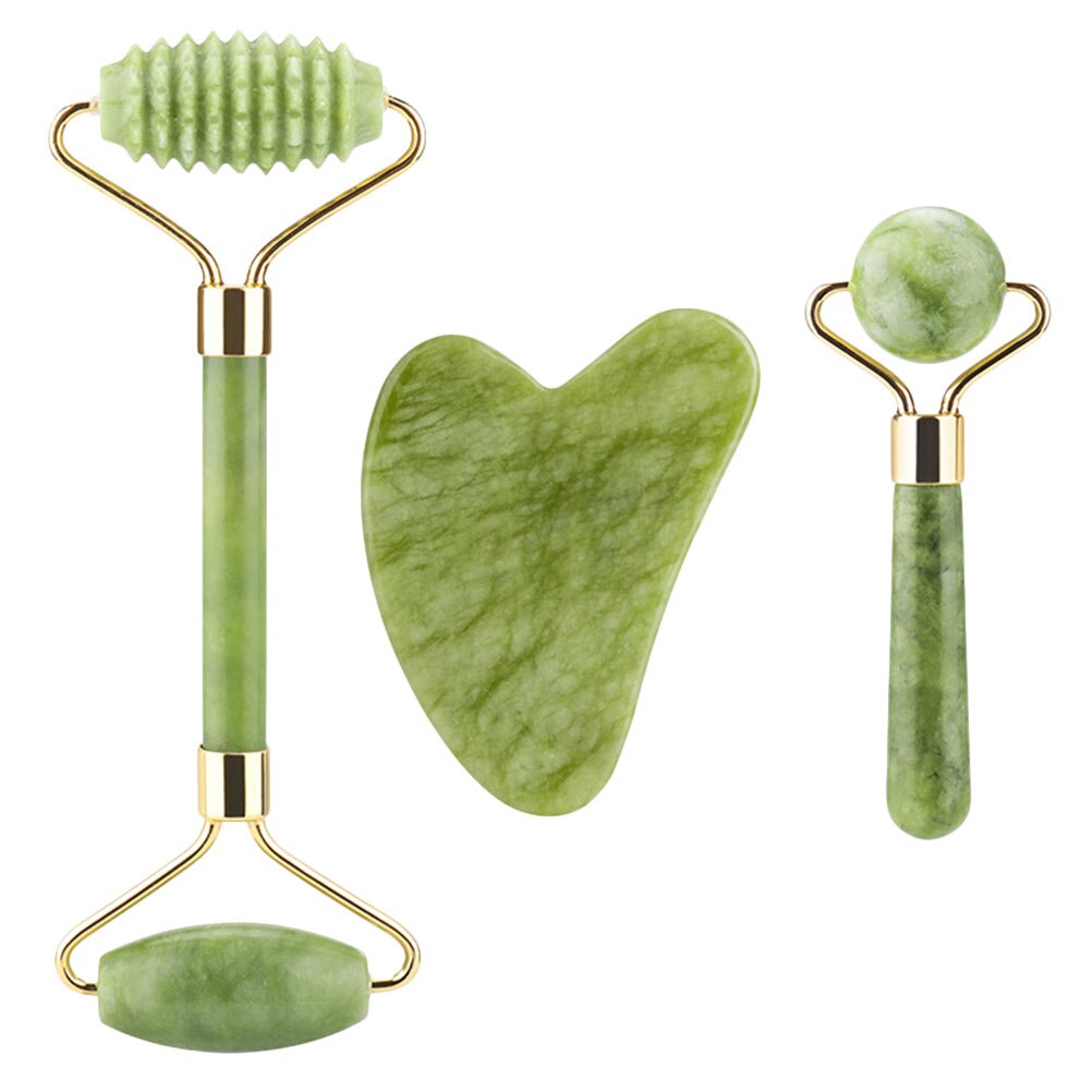 3 stück körper- und gesichtsroller, gesichtsroller-schaber, schabeplatte, schabbrett: Default Title