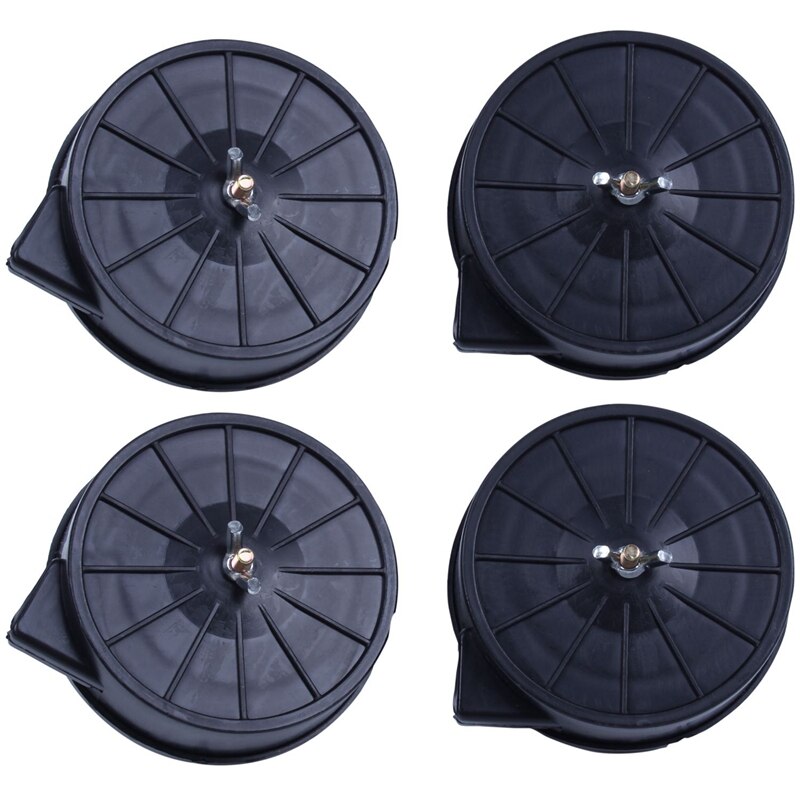 4 Pcs Black 20Mm Threaded Exhaust Filter Muffler For Air Compressor: Default Title