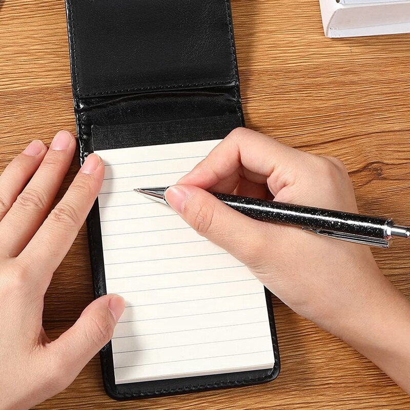 Mini Pocket Notepad Set A7 Business Labels Portable Notebook with Notepad Replacement for Office and School