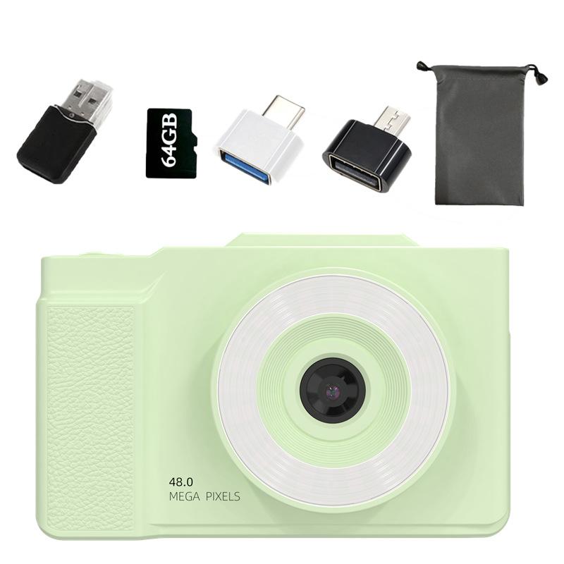 Xiaomi 4K Digitale Camera 6400w HD Flip Screen Camera Digitale Camera Kaart Camera Schieten Camera Student instapmodel CCD Camera: Blauw