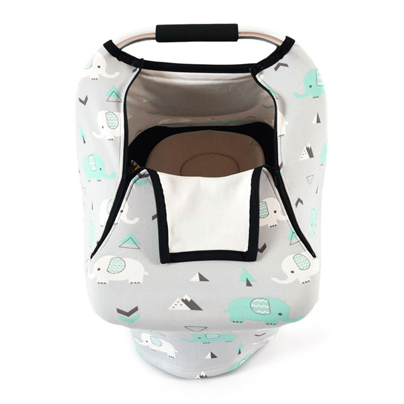 Baby-autositzbezug aus dicker baumwolle, frostsicher, wärmend, faltbar, für mädchen und jungen