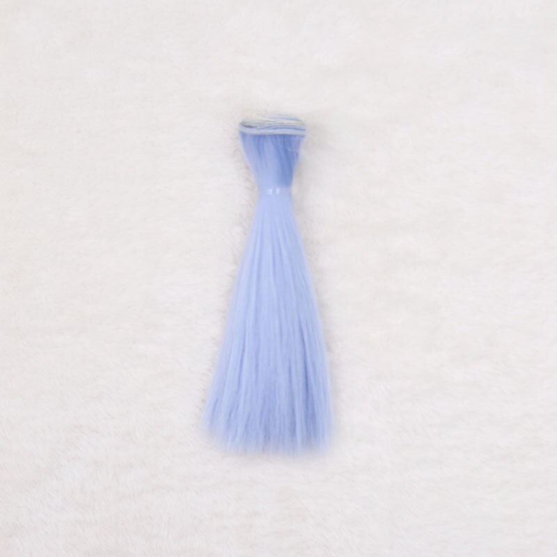 1pcs 15*100cm Doll Accessories Long Straight Synthetic Fiber BJD SD Wig Hair For Doll Wigs High-temperature Wire girl toys: color 5