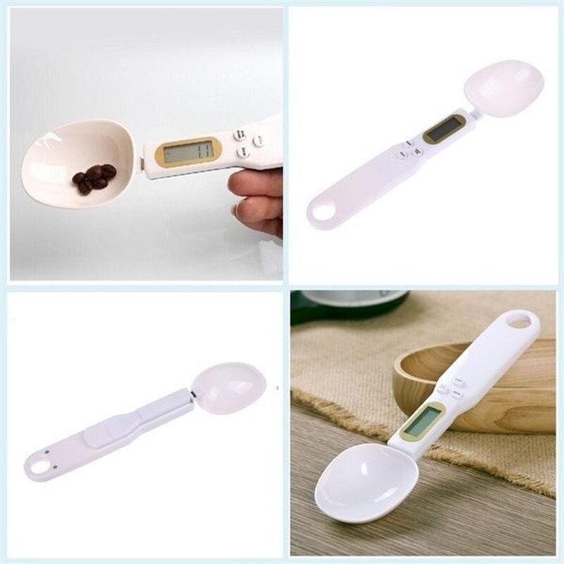 500g/0,1g LCD Digital cuchara ajustable para medir peso escala de medición cucharas Gram Mini balanzas de cocina suministros para hornear