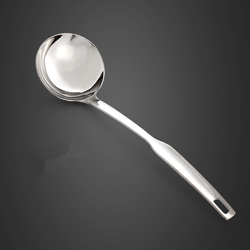 1PC Stainless steel Kitchenware Cooking Tools set Kitchen Gadgets Utensils Restaurant Cookware Ladle Soup Spoon Turner PK 009