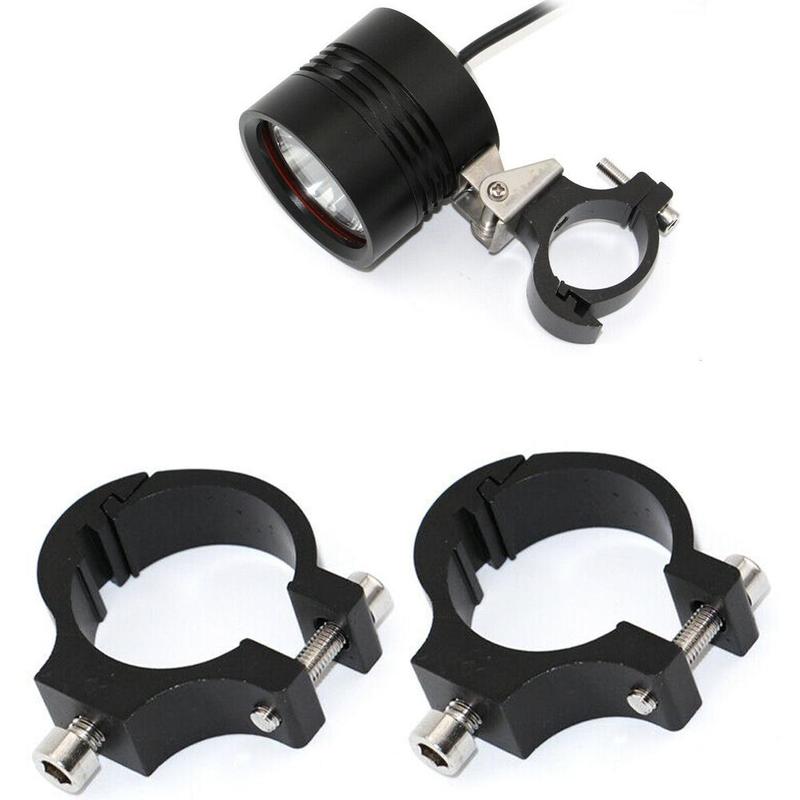 Aluminium legierung Fahrrad Licht Halfter Elektrische Motorrad Klemme Erweiterung LED Taschenlampe Clip Klemme rotierend Scheinwerfer Halterung