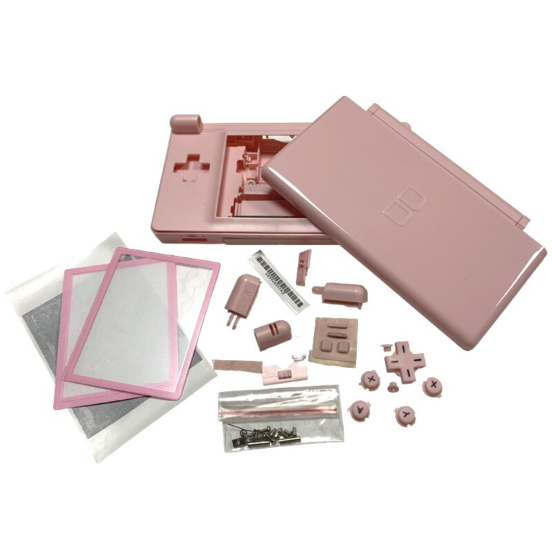 19 Colors Full Set Housing Shell DS Lite Cover Case For Nintend DS Lite shell replacement: Pink