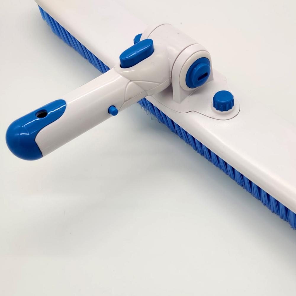 18 Inch Curved Swimming Pool Brush Cleaning Tools Wall & Floor Brush Nylon Bristles Cleaner Broom Swimming Pool Accessories