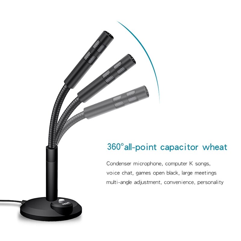 Button Switch USB Wired Computer Microphone Desktop Business Office Microphone Microphone