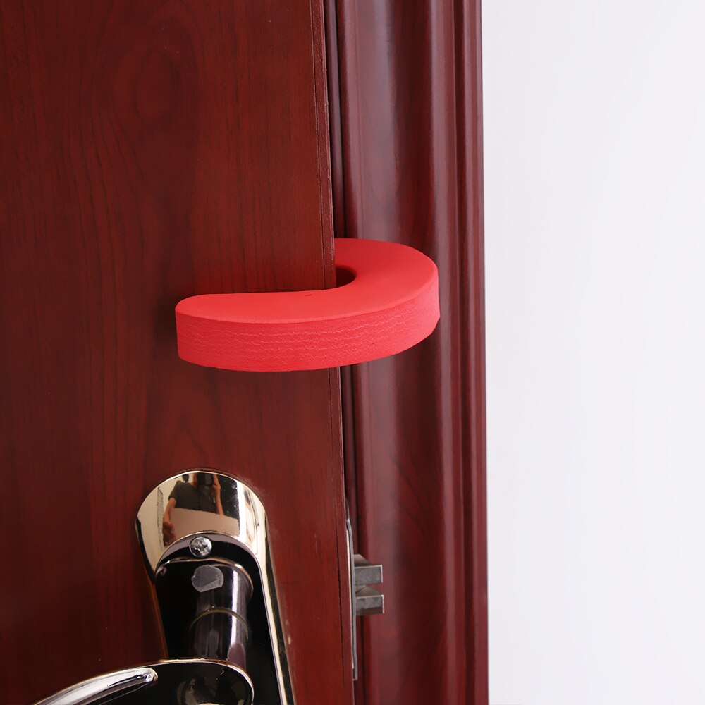 4Pcs Soft Foam Door Stopper Baby Kids Safety Guard Finger Protector Kitchen Bedroom Door Clip Home Improvement