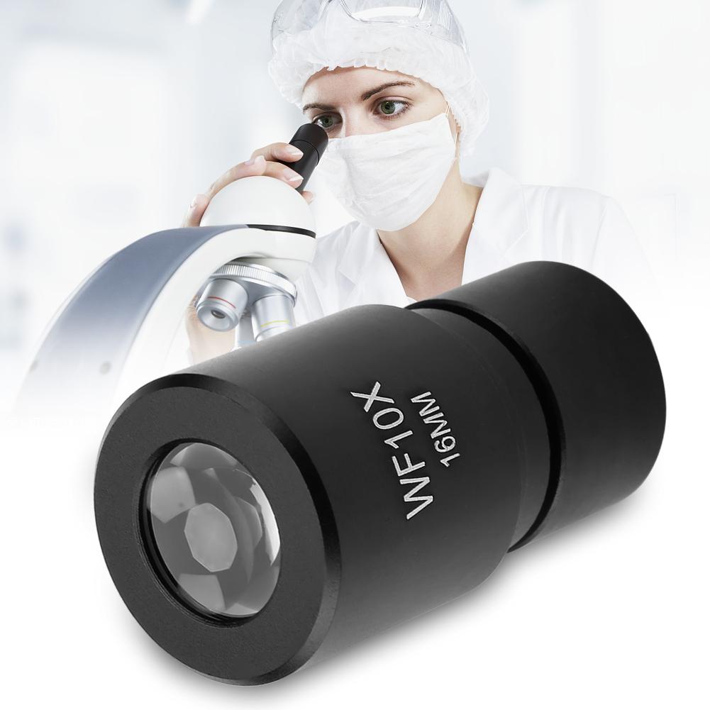 DM-R001 WF10X 16mm Eyepiece for Biological Microscope Ocular Mounting 23.2mm with Scale