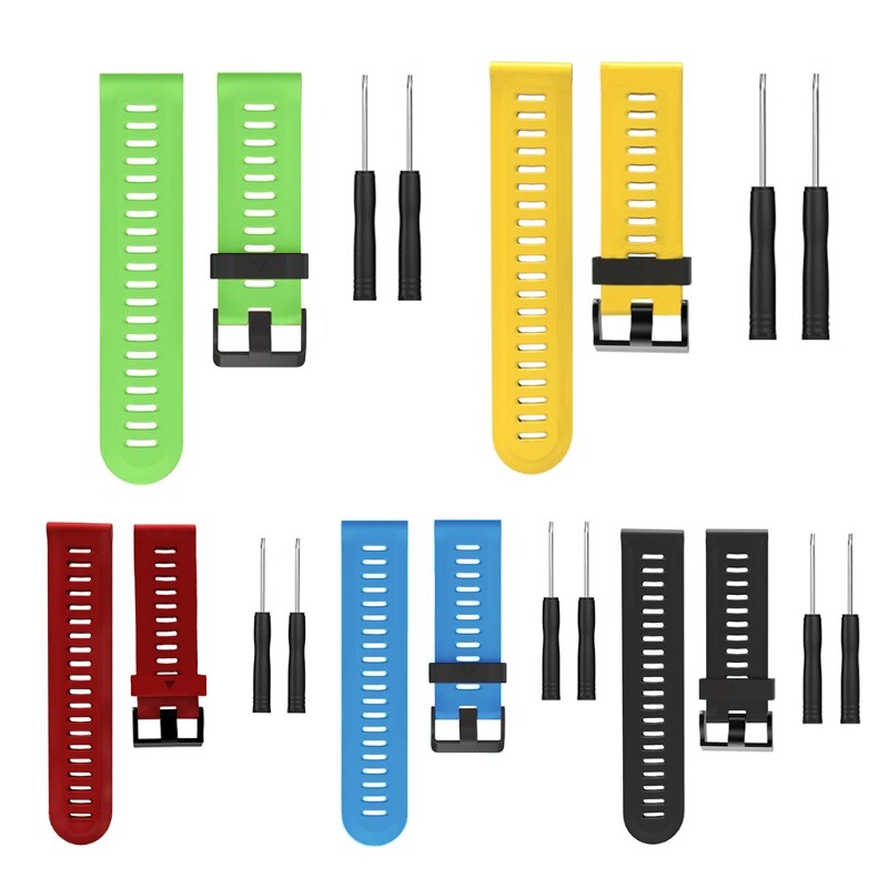 Watch Bands For Garmin Fenix 3 Silicone Strap Replacement Band Tools