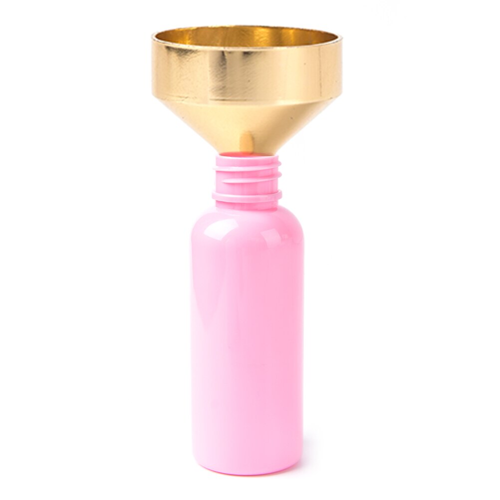 10 pièces/lot petits entonnoirs de parfum en aluminium en métal Mini entonnoir pour diffuseur de transfert de parfum bouteille Mini laboratoire de remplissage d'huile liquide