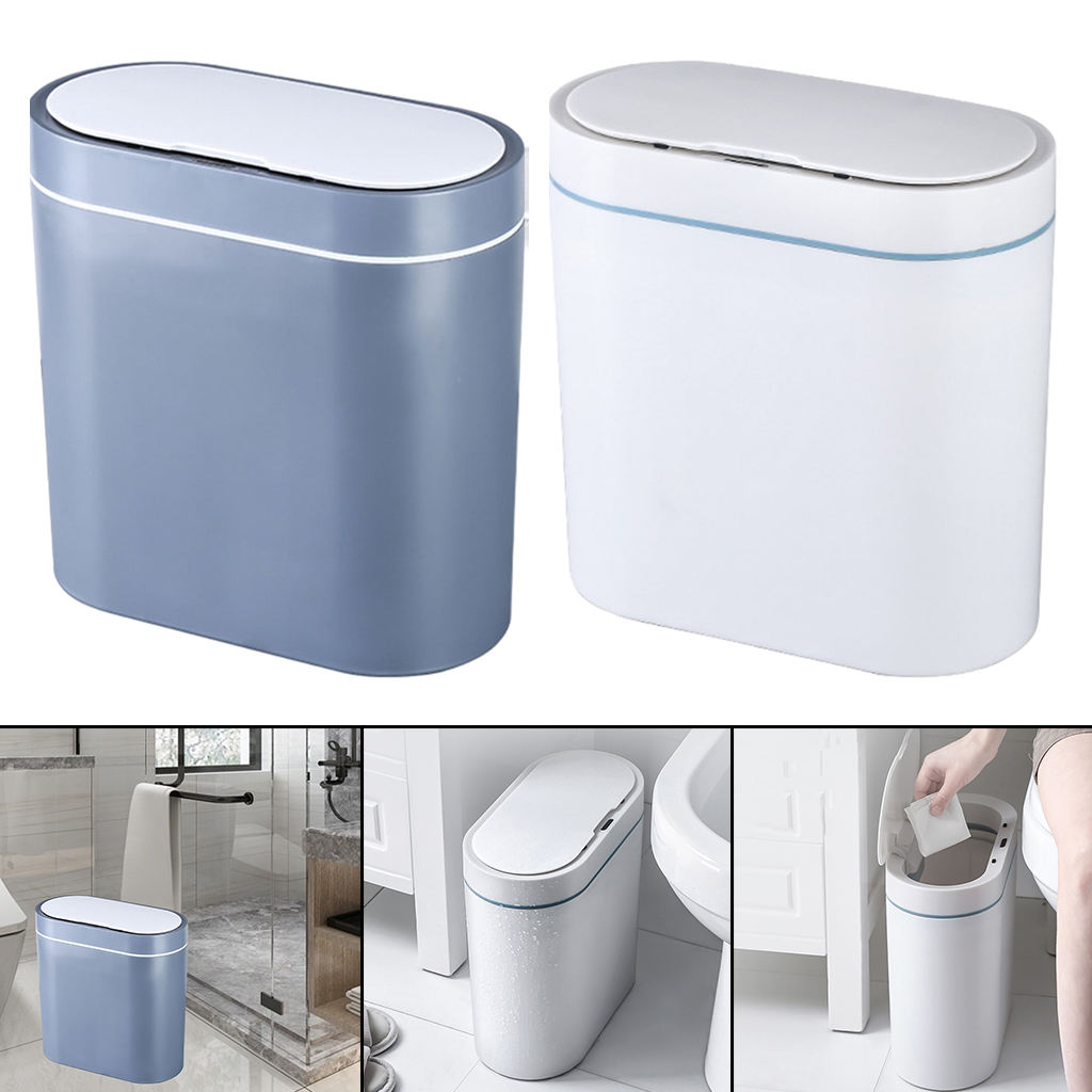 Automatic Touchless Intelligent Smart Trash Can Garbage Bin Plastic Waterproof Sense Activated Open Lid