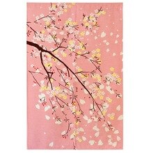 Japan Beimen Straße Dusche Vorhang Kirschblüte Japanische Stoff Druck Vorhang Tapisserie