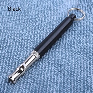 Hond Fluitje Trein Ultrasone Fluitjes Voor Hond Puppy Verstelbare Training Tool Huisdieren Benodigdheden: Black