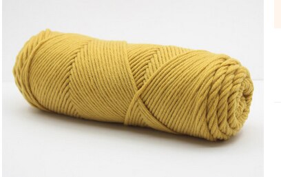 Fil de soie naturel doux, 500 g/lot, fil épais pour tricoter, laine bébé, crochet, écharpe, pull, fil de tissage,: 19 Gingeryellow